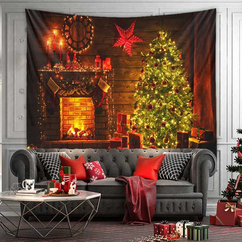 楽天市場】クリスマス タペストリー 壁掛け 壁飾り 大判 73*95CM