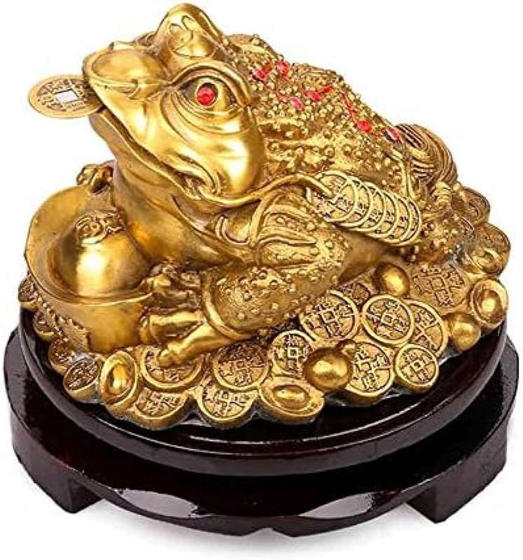 楽天市場】樹脂三脚銭蜍ミニ T-411｜金色,蛙,財運アップ,金運,練石