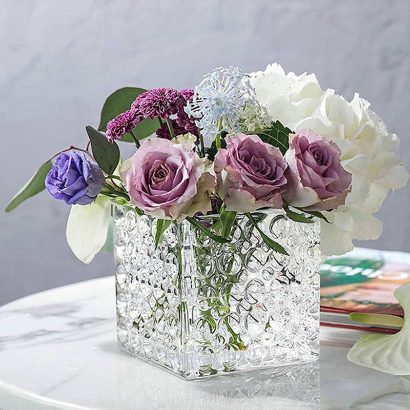 楽天市場】花瓶 フラワーベース おしゃれ ガラス 花器 ガラス