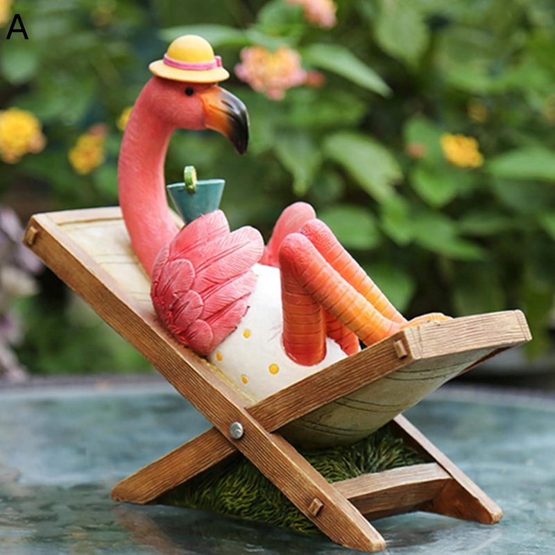 楽天市場】フラミンゴ 水飲み リアルな置物フラミンゴの置物 置物