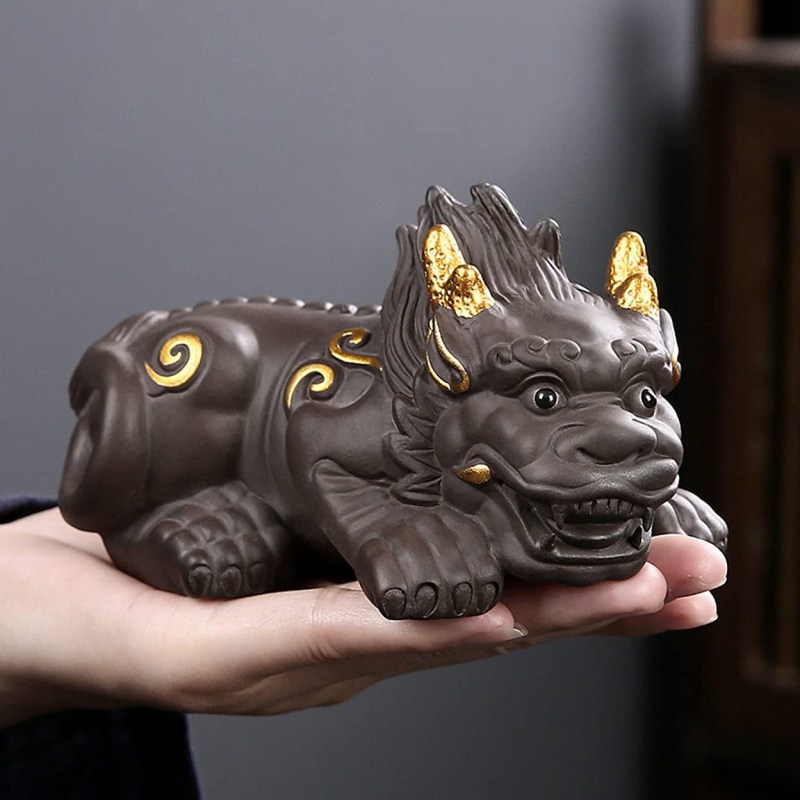 楽天市場】レインボーカラーの貔貅置物 財運・出世の象徴 インテリアや