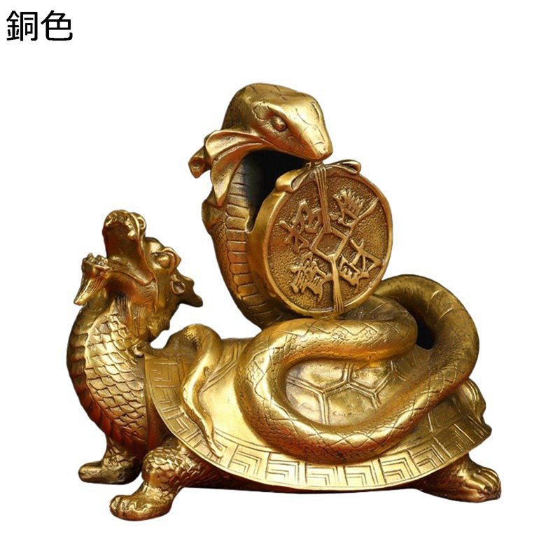 古銅宣徳銅　亀　神獣　置物　C　R8109 cogenbu135-6401.jpg