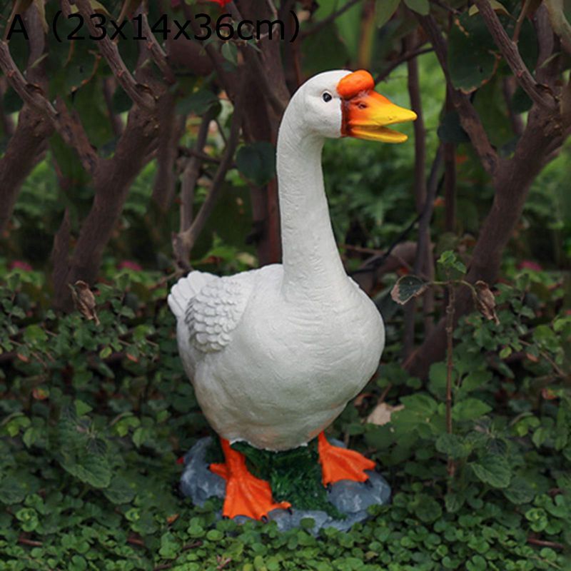 楽天市場】鴨 かも カモ 鳥 オブジェ オーナメント ガーデン