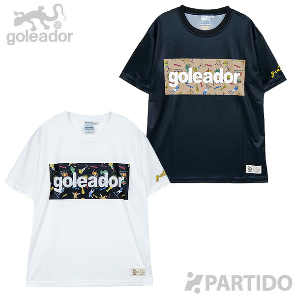 【メール便送料無料】 ゴレアドール goleador GM-022 フットボール レジェンド 柄BOXロゴ プラクティス シャツ 【サッカー フットサルウェア】 5,049円