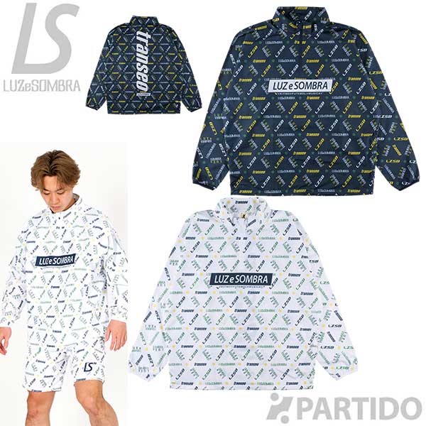 【SALE 二分の一 かた付ける品】【電子メイル便貨物輸送無料】 ルースイソンブラ LUZeSOMBRA L1241107 TRANSEO ハーフジップ ピステトップ 【蹴球 フットサル 御召しもの】
