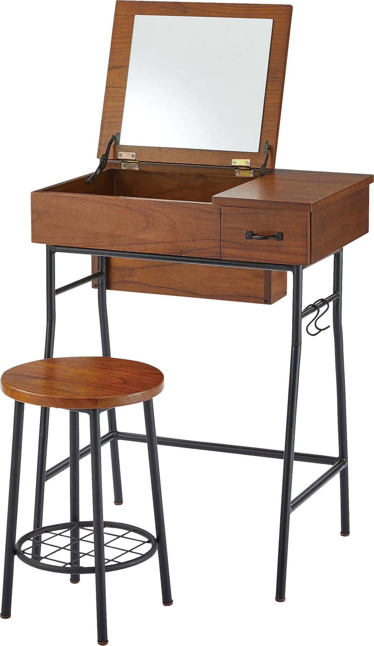 楽天市場】鏡台 ドレッサードレッサー&スツールセット幅45×奥行
