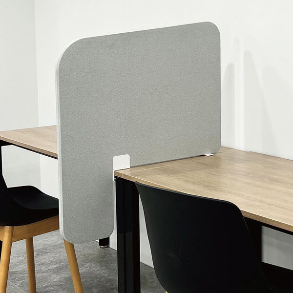 【法人限定】吸音材 吸音パネル Premor プレモア DESK TOP PARTITION 吸音デスクトップパーテーション PRシリーズ L型デスクトップパネル D500 D700 グレー ピンク ライトグリーン 2サイズ 3色 置くだけ 簡単設置 パーソナルスペース 吸音 目隠し 集中力アップ 仕事捗る