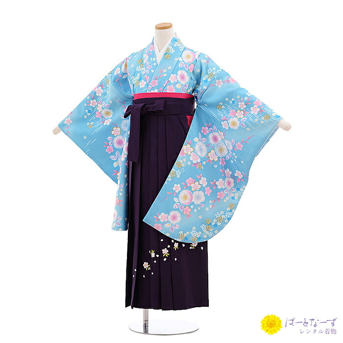 【袴賃借 初等学校卒式】小学生 袴 うしろ帯 0005【往復貨物輸送無料】【お坊っちゃんきもの賃借】【はかま賃借】【賃借和装】【賃借】