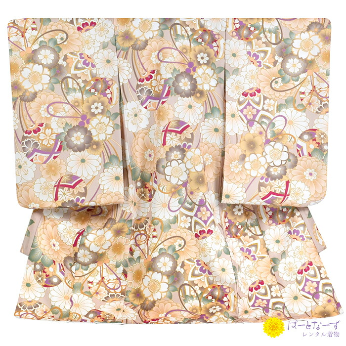 【賃借】お宮参り 産着 ベージュ 黄味がかった 白 くすみ色つや 菊 鞠 桜 お嬢さん お坊っちゃん 祝する映画化 賃借 もの言う花 乳飲み子 初着 祝賀会 よだれかけ 鳥打ち帽 子守り フルセット 0146【往復貨物輸送無料】【産着賃借】【きもの賃借】【賃借和装】