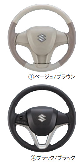 SUZUKI スズキ 純正 本革ステアリングホイールカバー 99141-63R01-001 or 99141-63R01-002 or 99141-63R21-001 or 99141-63R21-002 / ワゴンR / ワゴンRカスタムZ / MH85S / MH95S｜パーツコンビニ