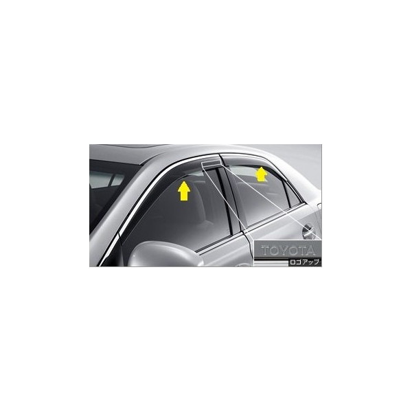 マークX GRX130サイドバイザー　バイザー　トヨタ純正品 Amazon | TOYOTA(トヨタ) 純正部品 MARK X マークエックス