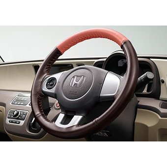 Honda　ホンダ　純正　ステアリングホイールカバー　合皮製　アプリコット　08U98-E3E-AA0B
