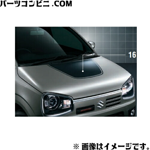 SUZUKI スズキ 純正 カーボン調フードデカール 99230-74P30-002 / アルトワークス ( HA36S(3型) )