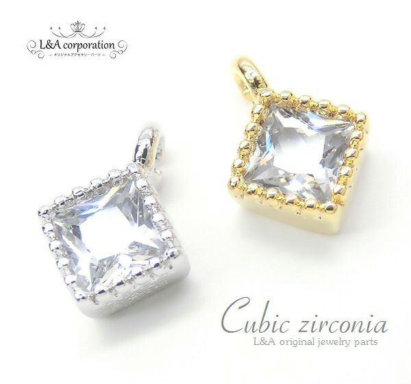 楽天市場】【2個】キュービックジルコニアチャームCubic zirconia 開きカン付き簡単 Round 約3mm crystal 高品質上質鍍金で変色耐久度up！K16GP＆本ロジウム  台座付きビーズパーツブリリアントカットジルコン 通すだけ簡単ハンドメイドでピアス＆プチペンダントネックレス ...