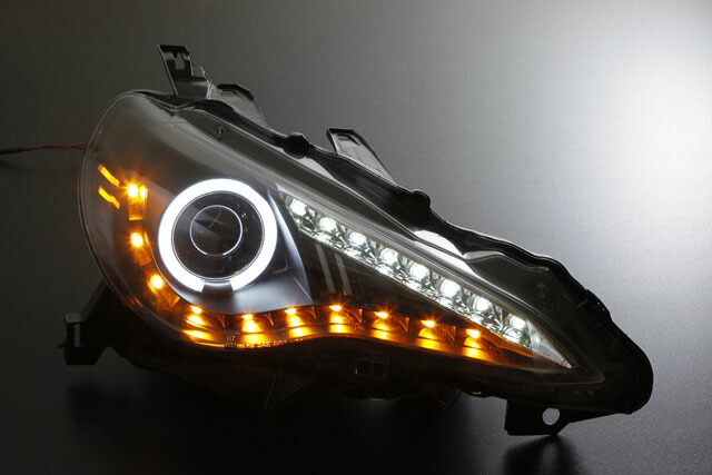 86 BRZ ZN6 ZC6ソナーLEDヘッドライト イカリング
