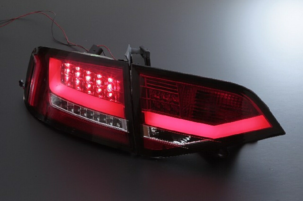 値下げ】 SONAR ソナー テールライト アウディ A4 LED テール ランプ クローム インナー レッド クリスタル レンズ 08-UP  AUDI 8K セダン fucoa.cl