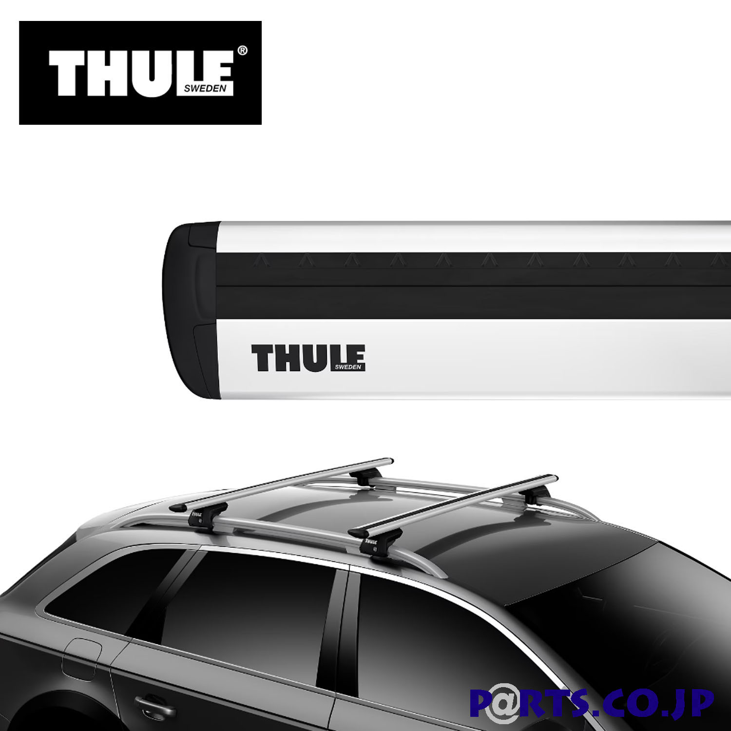 正規 Thule スーリー ベースキャリアセット A4 16〜 8W# セダン用