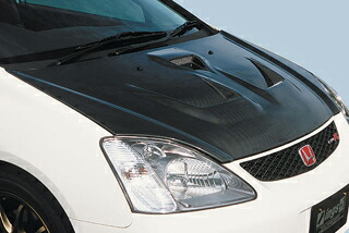 楽天市場】シビックタイプR EP3 エアロボンネット FRP製 : Autostyle