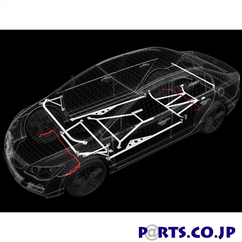 タワーバー ダイハツ コペン L0k ウルトラレーシング ボディ 補強 剛性パーツ Tw2 1666 メーカー保証付 車 ボディ 補強 Av Drop Com