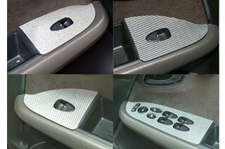 ホンダ ストリーム マジカルカーボン ドアスイッチパネル ピンク RN6～9 ストリーム(2009/6～)
