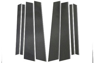 BMW 3シリーズ マジカルカーボン ピラーセット ブルー E91 3シリーズ ツーリング BMW(2005/10~)|PARTS