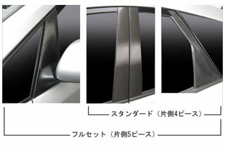 トヨタ プリウス マジカルカーボン ピラーセット スタンダードタイプ ピンク NHW20系 プリウス(2003/9～2009/5)