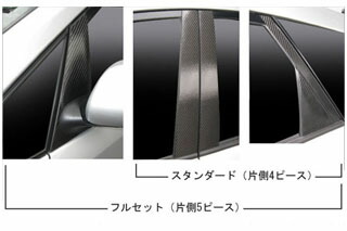トヨタ プリウス マジカルカーボン ピラーセット フルセット マットブラック NHW20系 プリウス(2003/9~2009/5)|PARTS
