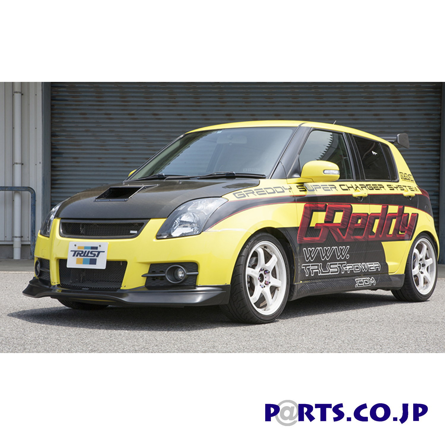 TRUST(トラスト) スズキ スイフトスポーツ フロントスポイラー GREDDY エアロキット スイフトスポーツ ZC31S フロントスカート VER.2 [17090004]