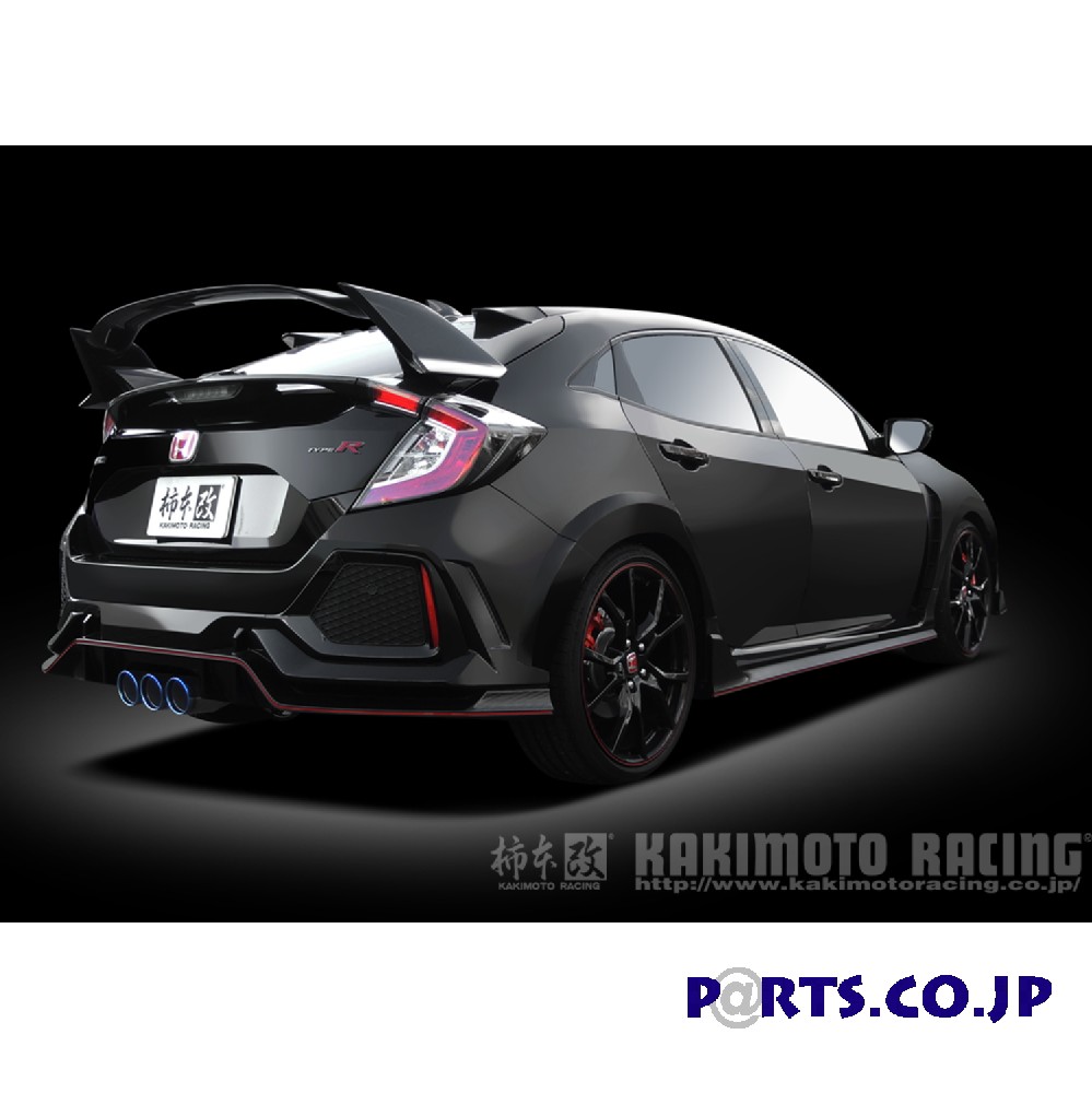 品質のいい 排気系パーツ マフラー H 加速騒音規制適用車 6mt Ff 17 12 Dba Fk8 シビック Kr Class Fastonecargo Com
