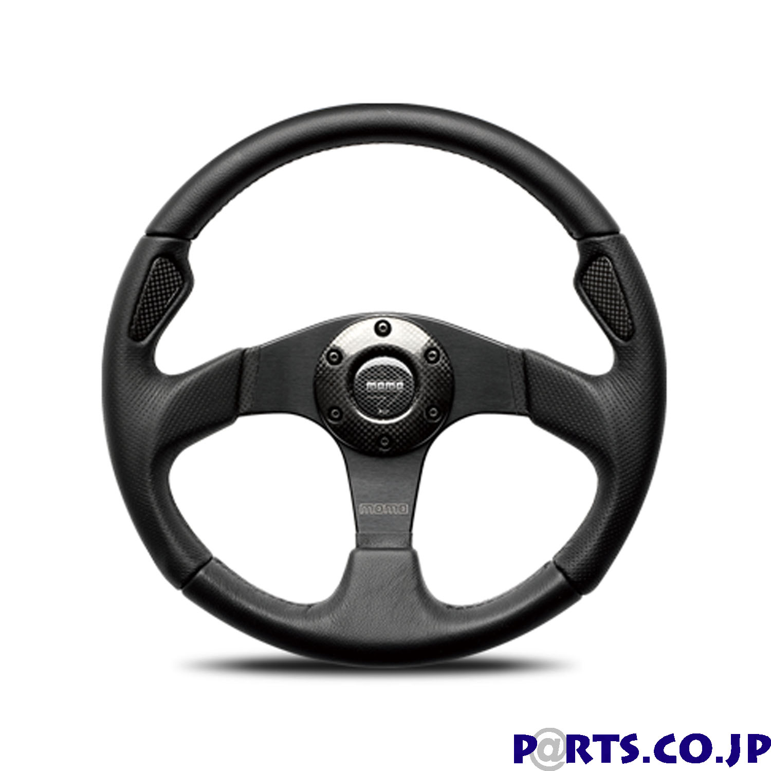 momoステアリング 320mm MOMO モモ ステアリング レース 320mm ブラックレザー ##872111054
