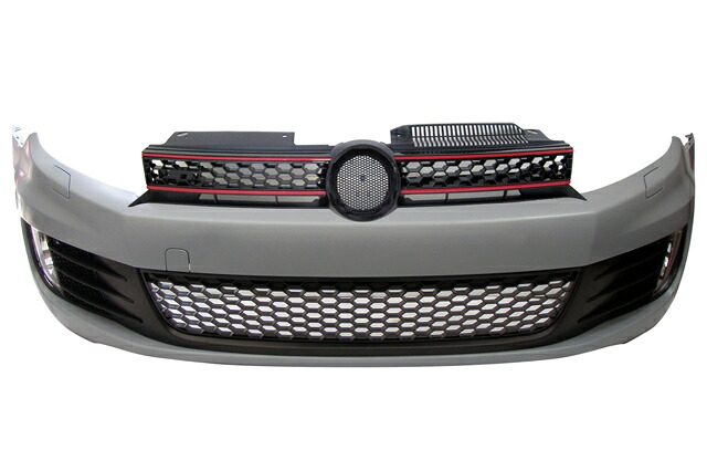 Europarts(ユーロパーツ) GTIルックフロントバンパー 09-UP VW ゴルフ6 (1K) PDC無車用