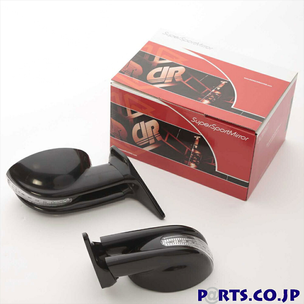 SLRミラー LED ブラック ミラー面電動調整 右ハンドル車 スバル インプレッサ GE/GH/GR/GV系 2007~2011|PARTS