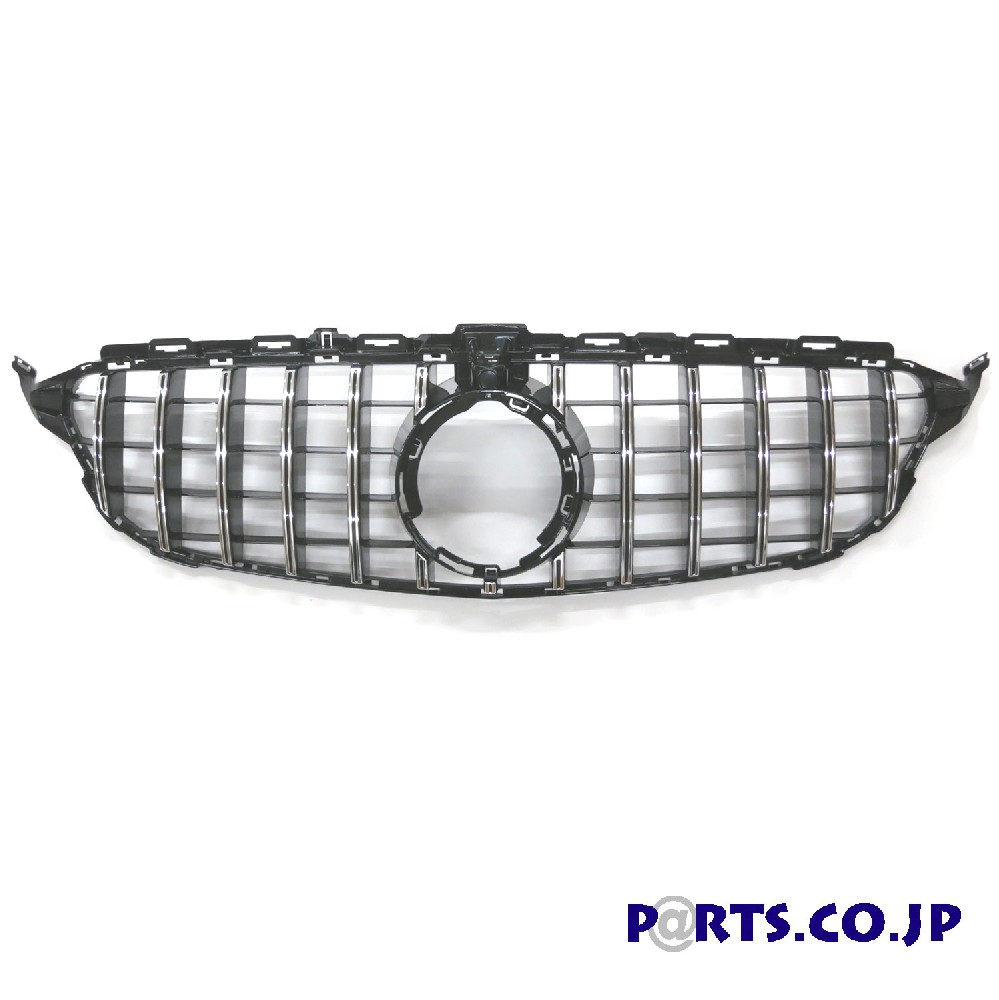パナメリカーナグリル クローム ベンツ Cクラス W205 LCI 18-21 カメラホール付き