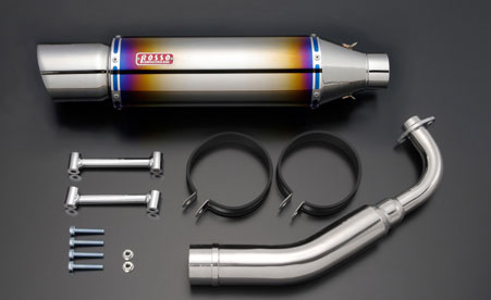 ロッソ マジェスティ125用 ステア チタンマフラー 02-014-01|PartsBoxSystemJapan