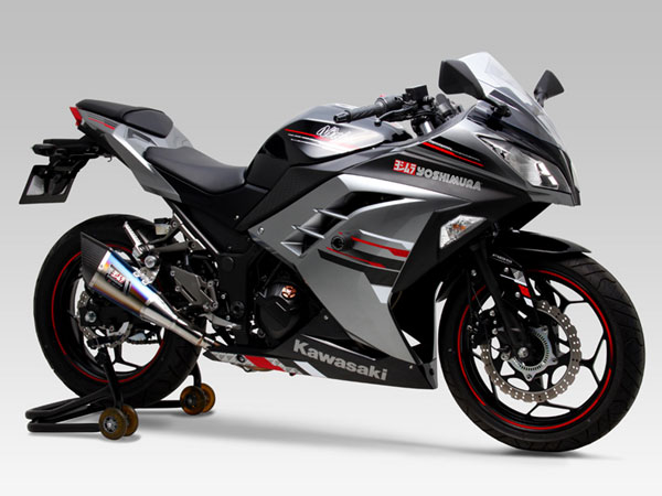 ヨシムラ Ninja250/ABS・Z250用　Sip-On R-11 サイクロン 1エンド EXPORT SPEC政府認証[STB]　110-227-5E80B