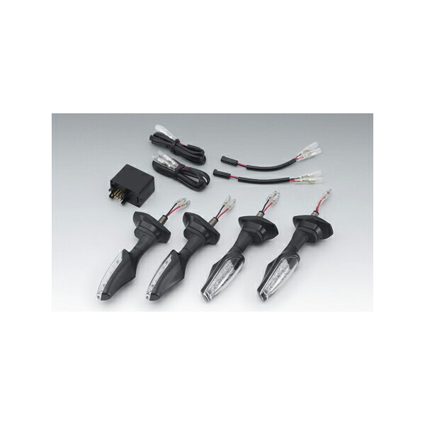 【7月28日出荷】キジマ V-ストローム650/GSR750 TRL2 LEDウインカーランプKIT クリアレンズ 219-5172｜PartsBoxSystemJapan
