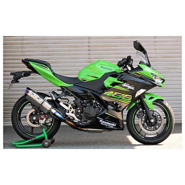 BEET Ninja400 マフラー NASSERT Evolution Type2 フルエキゾーストマフラー[クリアチタンサイレンサー]Ninja400('18) 0227-KE4-50
