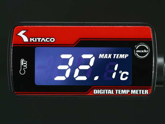 【○在庫あり→7月4日出荷】キタコ 12Vバッテリー車 汎用 LCD デジタル水温計 type3 752-6000100