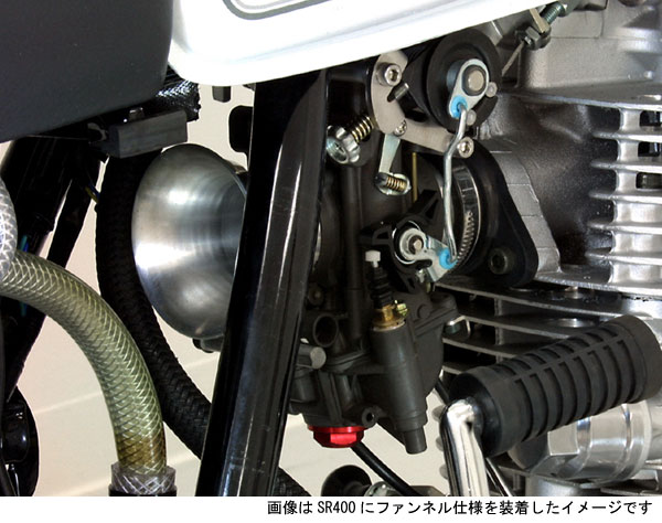 ヨシムラ SR400/500('03-'06)用　MIKUNI TMR-MJN40キャブレター(TPS付き)/DUAL STACK FUNNEL仕様　768-351-2011