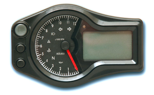 【4月21日出荷】ACEWELL 多機能デジタルメーター 12000rpm　ACE-6552
