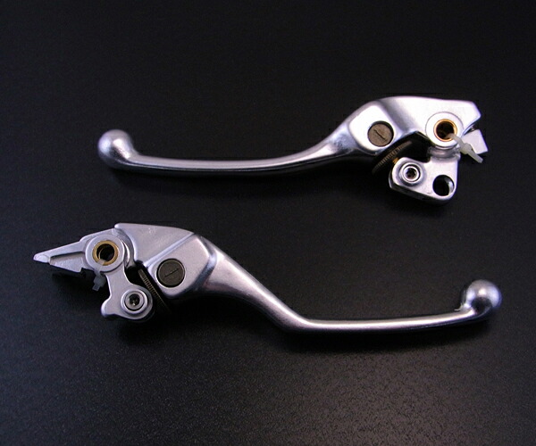 AZZU(アッズ) VTR1000Fファイアーストーム　1000CC(97-00)　左右セットレバー　シルバー AZ-012-014-SL