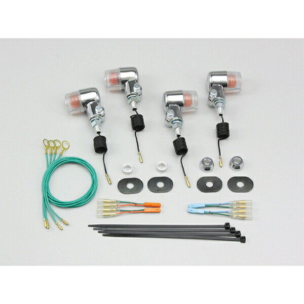 【○メーカー在庫あり】ハリケーン W800 ミニウインカーKIT(クリアレンズ) HA5723C-01