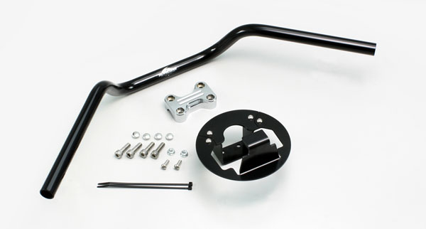 【×欠品中 要納期確認】ハリケーン T-MAX530用　ナロー2型 ハンドルKIT[ブラック]　HBK673B