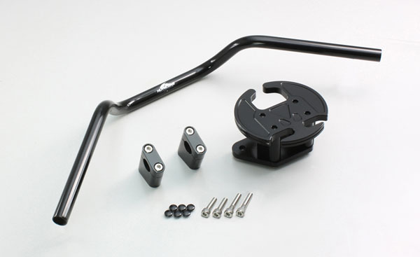 【×欠品中 要納期確認】ハリケーン TMAX530用　ナロー2型 ハンドルキット[ブラック]　HBK678B