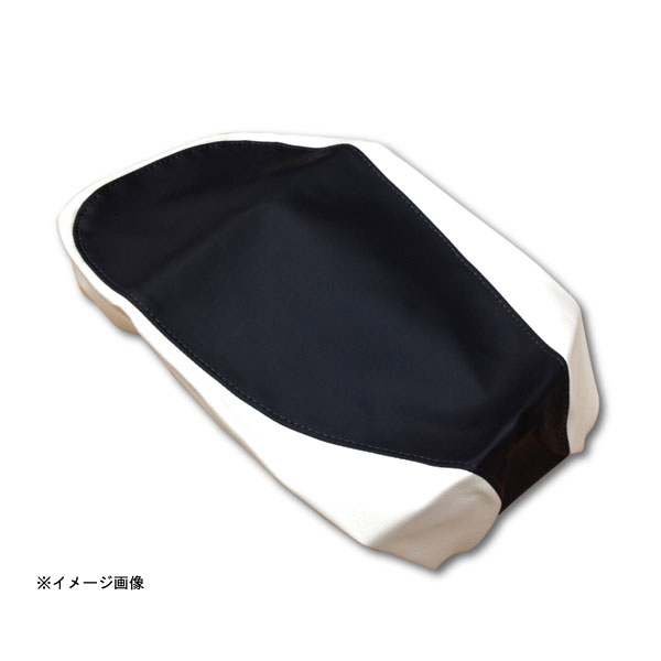 アッズ(AZZU) エストレア250 前後用　国産シートカバー [黒・白/張替タイプ]　 AZ-KCH4018-C32｜PartsBoxSystemJapan