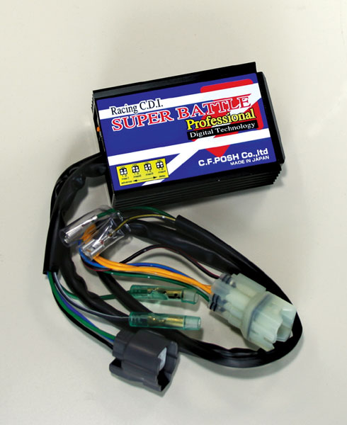 【7月25日出荷】POSH NSF100 レース専用車用 Racing CDI デジタルスーパーバトル プロブラック P615460|PartsBoxSystemJapan
