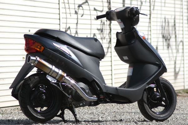 リアライズ アドレスV125 O2センサー対応 (CF4EA) '09用　ブリンク Ti　マフラー R313-011-01