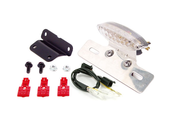 武川 LEDスリムテールランプKIT(クリア)モンキー　05-09-0006