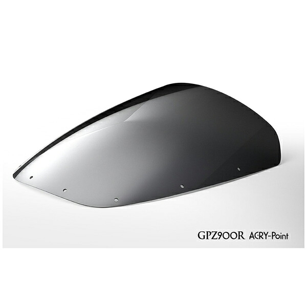 【7月30日出荷】アクリポイント ACRY-Point スクリーン ストリート [スモーク] GPZ900R('84～'03) 160321｜PartsBoxSystemJapan