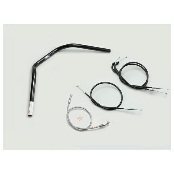 【×欠品中 要納期確認】ハリケーン ナロー2型 ハンドルSET [ブラック] CB250R('18) H032-046B
